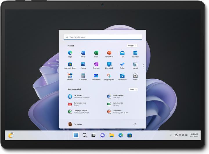 Produktbild Microsoft Surface Pro 9 (13", Intel Core i7-1255U, 16 GB, 512 GB, Ohne Tastaturlayout)