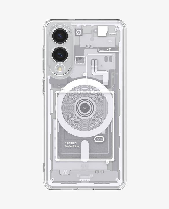 Actual product image Spigen - Ultra Hybrid Zero One MagSafe - Samsung Galaxy S25 Edge - White (Samsung Galaxy S25 Edge)