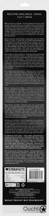 Image du produit Ouch! Boules anales en silicone - Small