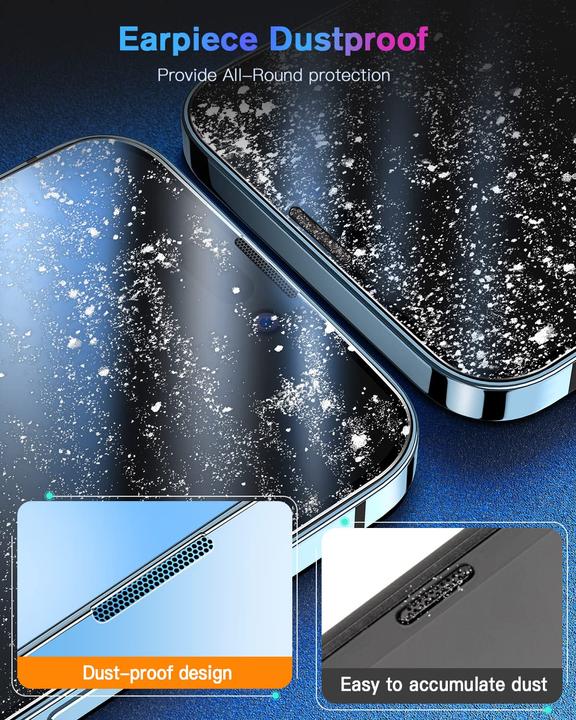 Actual product image PhoneLook Fully protective glass with automatic mounting system against bubbles and dust 3D (1 Piece, Apple iPhone 15 Plus)