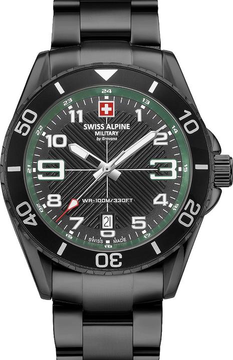 Swiss Alpine Military 7029.1174 Raptor Herrenuhr 42mm 10ATM (Sportuhr, 42 mm)