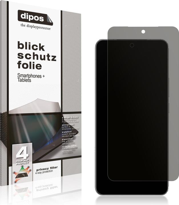 Actual product image Dipos Privacy Screen Protector 4-Way Privacy-Filter (1 Piece, Vivo IQOO)