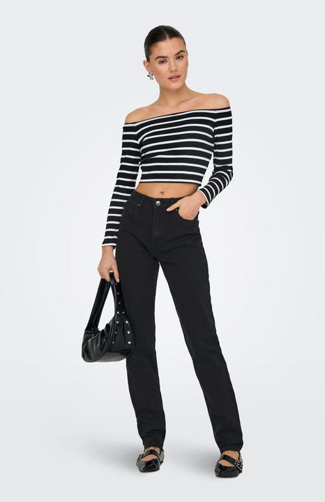 Actual product image Only ONLEMILY High waist straight cut jeans Straight fit jeans (W29/L30)