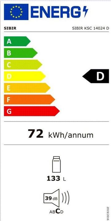 Energy Label Sibir KSC 14024 E (133 l)