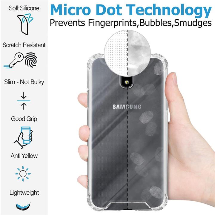 Produktbild Cadorabo Hybrid Acryl Hülle für Samsung Galaxy J5 2017 mit 2 Display Schutzgläser (Samsung Galaxy J5 (2017))
