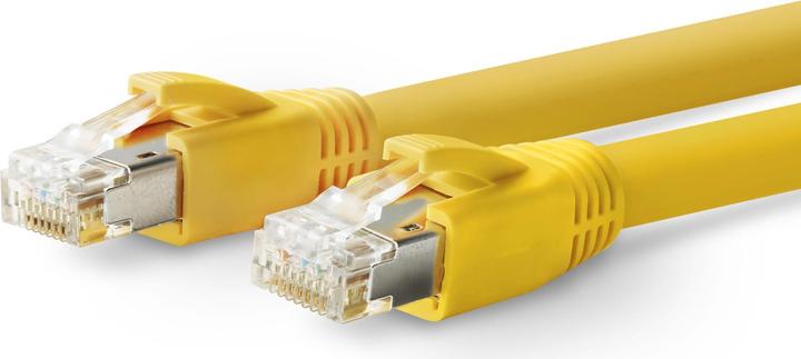 Produktbild Vivolink PROCAT40 Netzwerkkabel 40 m Cat6a F/FTP (FFTP) Gelb (F/FTP, CAT6a, 40 m)