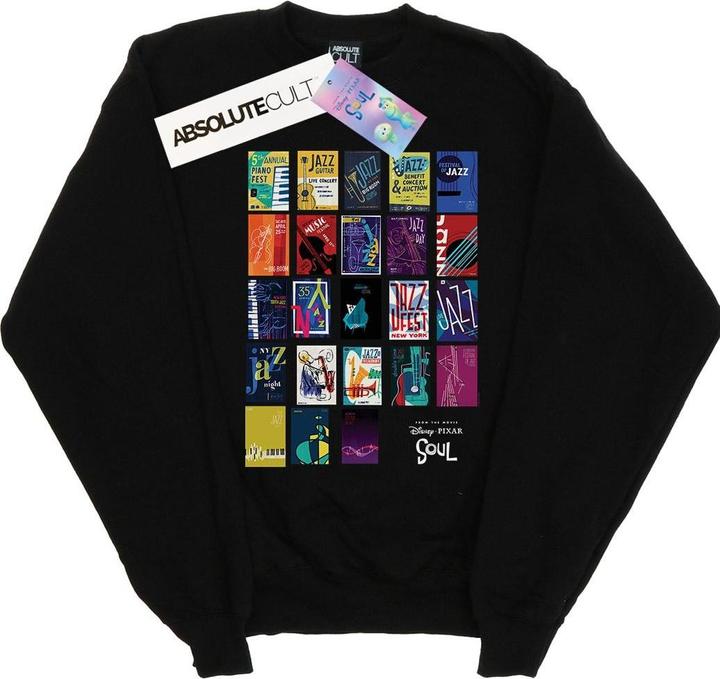 Disney Soul Jazz Poster Wall Sweatshirt (M)