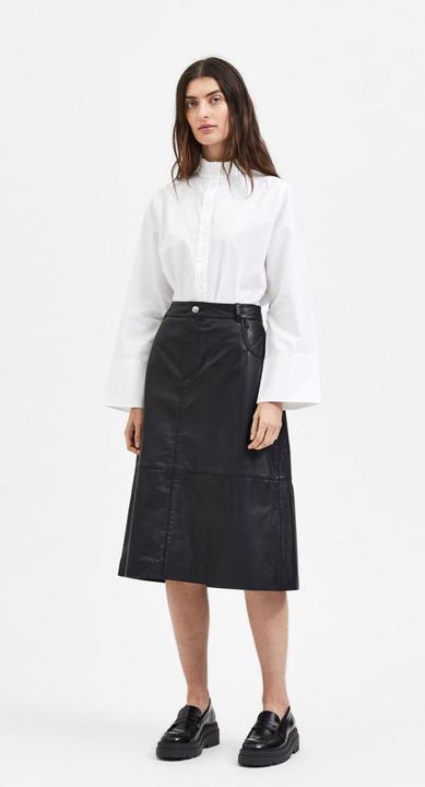 Immagine prodotto Selected Femme Gonna in pelle A-line (34)
