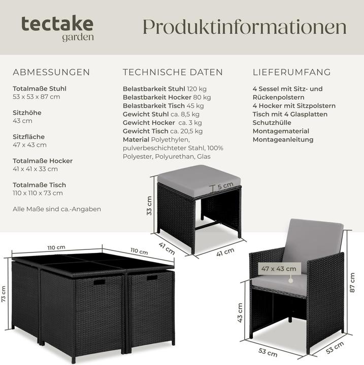 Produktbild tectake Bilbao