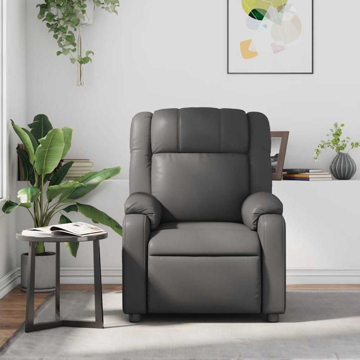Produktbild VidaXL Massagesessel Grau Kunstleder,Farbe: Grau,Material