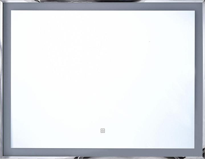 Produktbild Beliani Badspiegel mit LED-Beleuchtung rechteckig 90 x 70 cm ARGENS (90 x 70 cm)