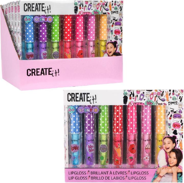 Immagine prodotto Create It! Lucidalabbra Geur & Glitter, 7 pezzi.