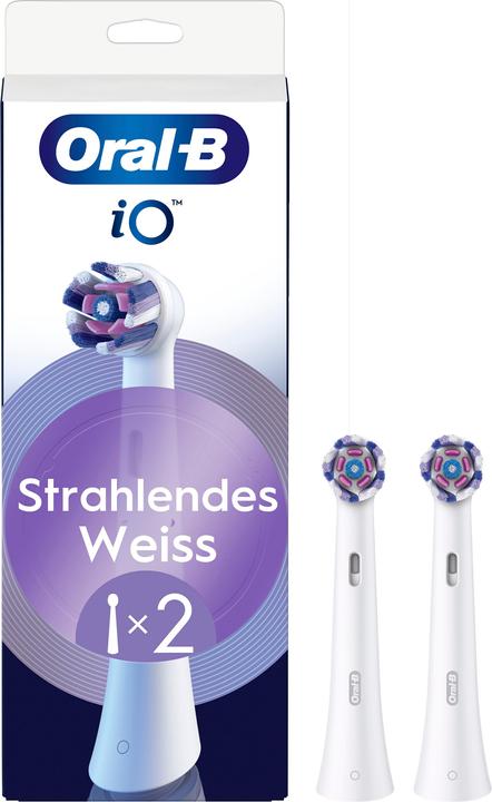 Oral-B iO Strahlendes Weiss, Original Aufsteckbürsten (2 x)