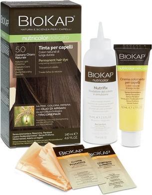 Immagine prodotto Bio Partner NUTRICOLOR DELICATO - Colore per capelli - 5.05 Marrone - castano chiaro 140 ml (5,05 Marrone - castagna chiaro 140 ml)