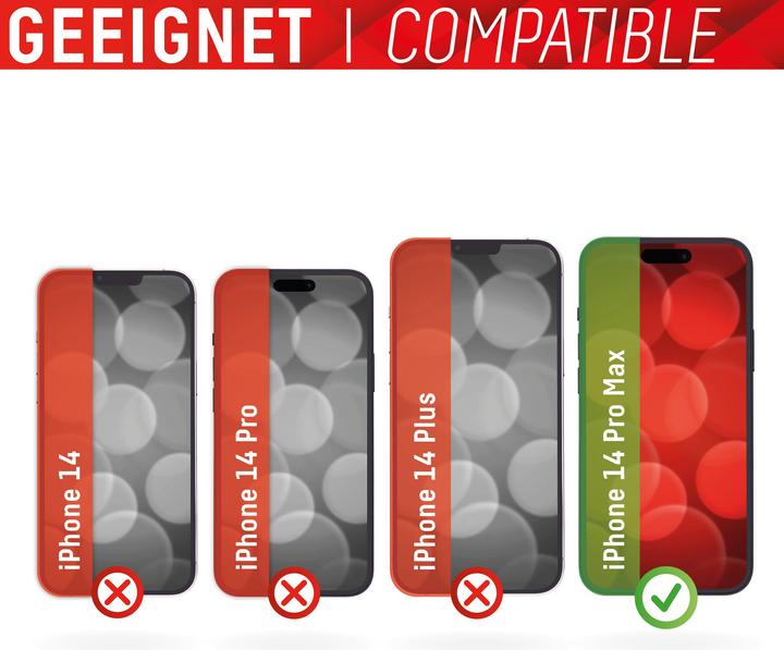 Image du produit Displex Real Glass, Full Cover Panzerglas (1 pièce(s), Apple iPhone 14 Pro Max)