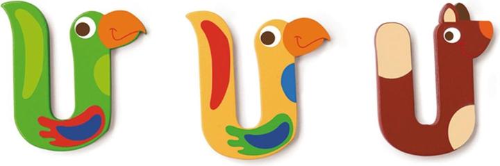 Actual product image Scratch Wooden letter U (MQ6)