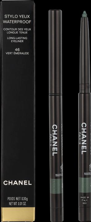 Actual product image Chanel Stylo Yeux Waterproof No 46 (46 Vert Emeraude)
