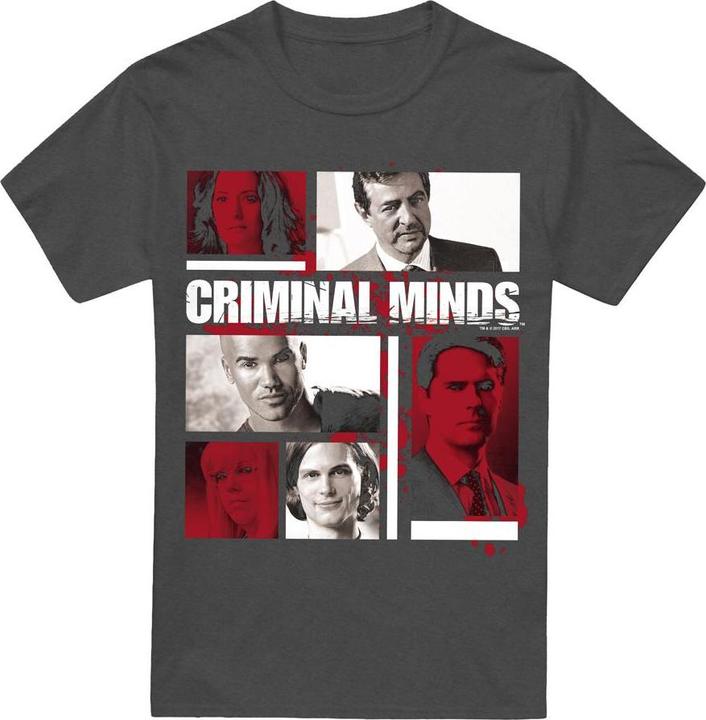 Actual product image Criminal Minds Unisex Adult Character Boxes T-Shirt (L)