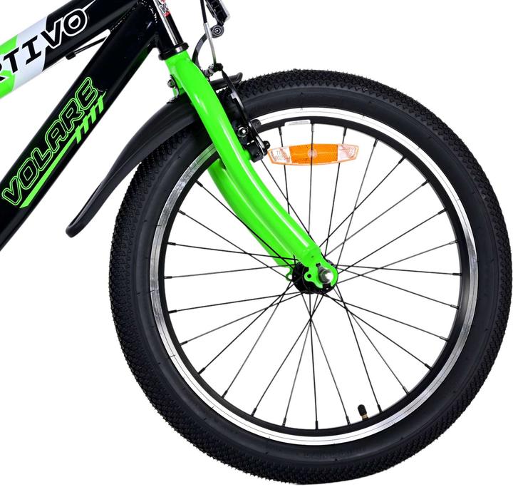 Immagine prodotto Volare Sportivo Kinderfiets - Jongens - 20 pollici - Groen - Twee handremmen (20")