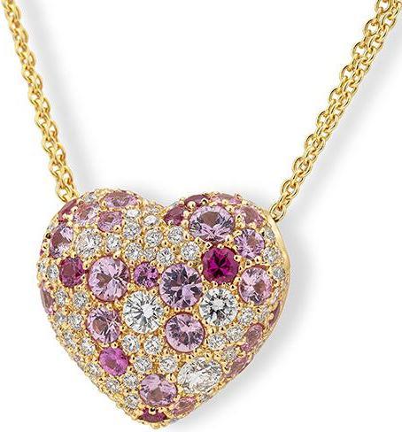 Image du produit Breuning PENDENTIF - E.SAFIR PINK HELL E4 (Exclusif)/Brill. 1,799 Ct. G/if (Or 750/18 K)