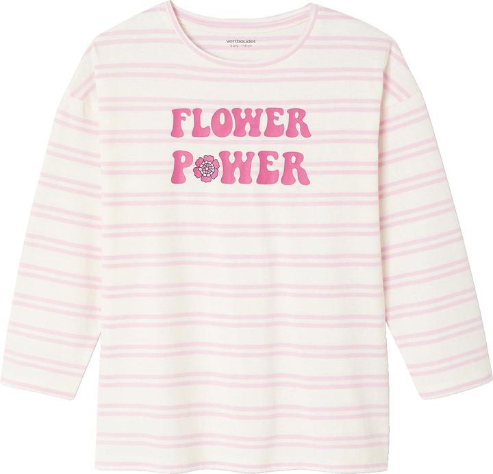 Actual product image Vertbaudet 2er-Pack Mädchen Schlafanzüge FLOWER POWER mit Recycling-Baumwolle (86)