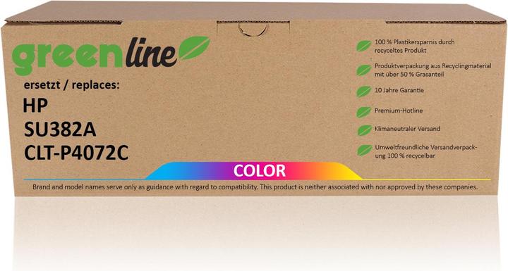 Actual product image Inkadoo Toner greenline ersetzt HP SU 472 A / CLT-Y4072S Toner