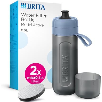 Immagine prodotto Brita Bottiglia con filtro a 2 dischi blu attivo (0.60 l)