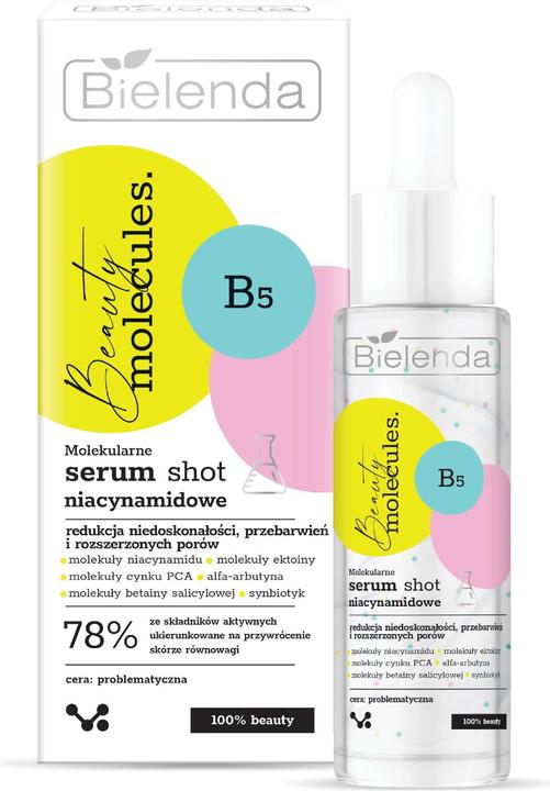 Productafbeelding Bielenda Beauty Molecules.Molecularne Serum Shot niacynamidowe - do cery problematycznej 30ml (30 ml)
