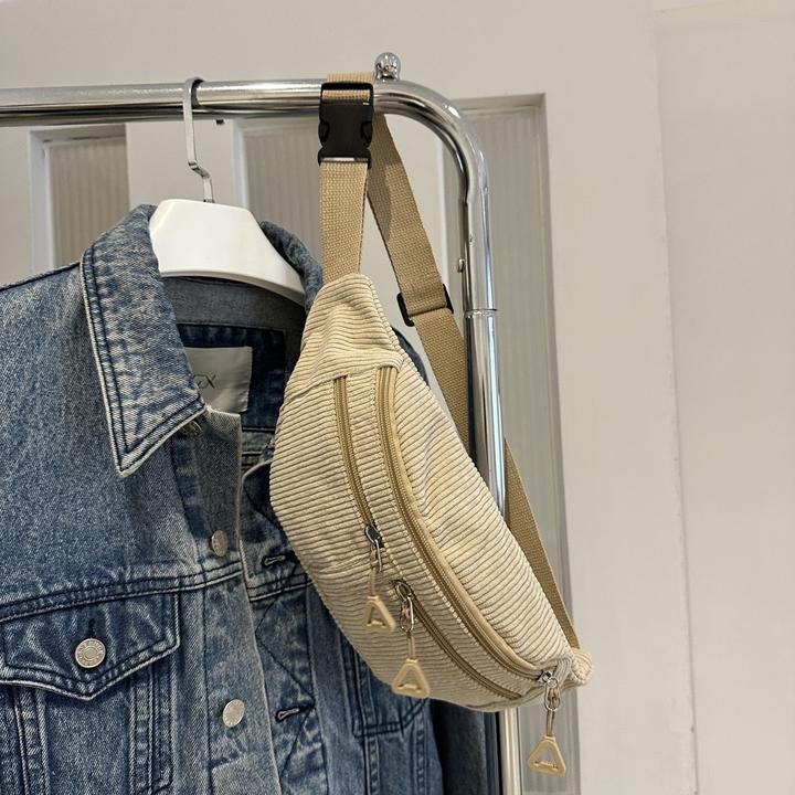 Actual product image Only-Bags.Store Schicke Cord-Crossbody-Slingtasche - vielseitig und bequem, perfekt zum Einkaufen, Spazierengehen