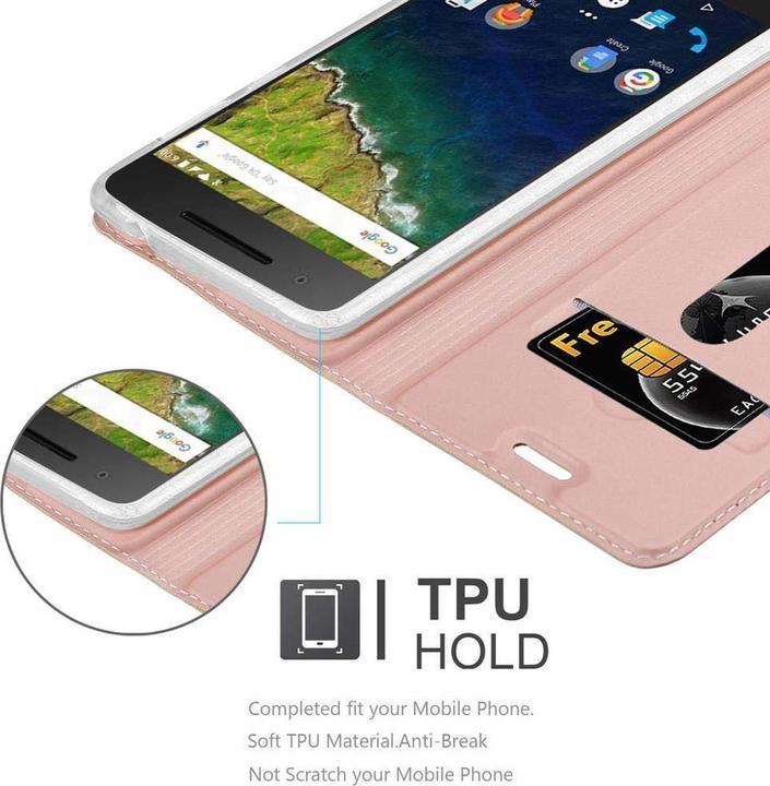 Immagine prodotto Cadorabo Copertina in stile libro di classe (Google Nexus 6p)