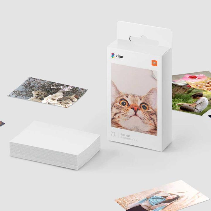 Image du produit Xiaomi Papier pour imprimante photo portable Mi (287 g/m², 50 x 76 mm, 20 x)