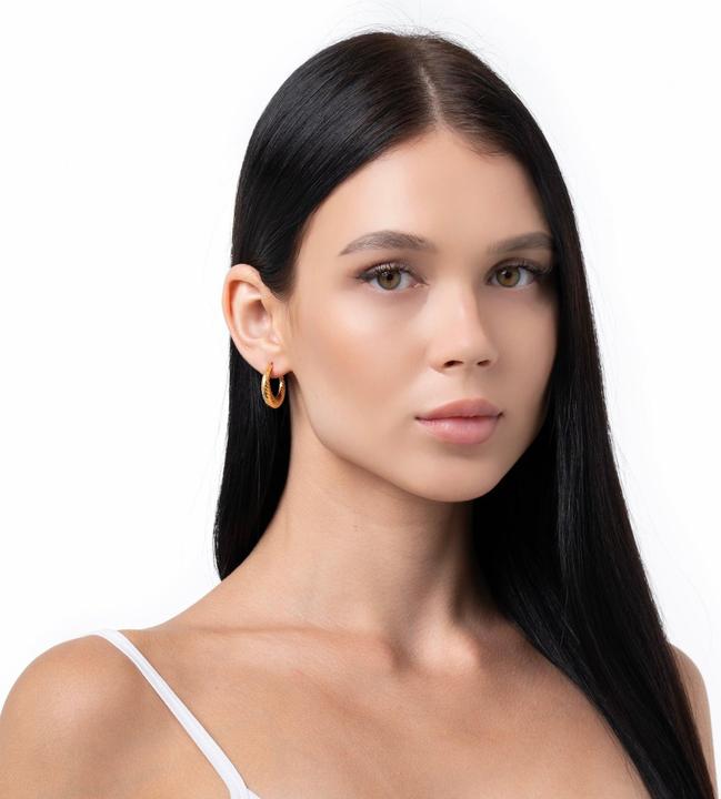 Image du produit Sensora Jewelry Boucles d'oreilles Moon Hoops (Acier inoxydable)