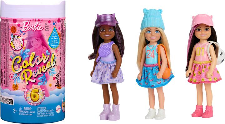Actual product image Barbie Colour Reveal Chelsea Sporty Series