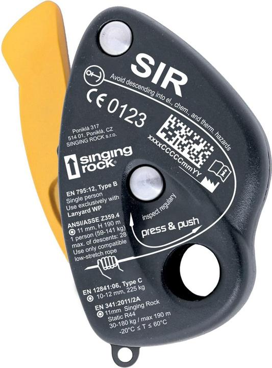 Produktbild Singing Rock Abseilgerät Sir