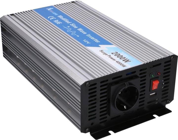 Immagine prodotto Extralink CONVERTITORE DI TENSIONE 12V - 230V, 2000W, SINUS MODIFICATO OPIM-2000W