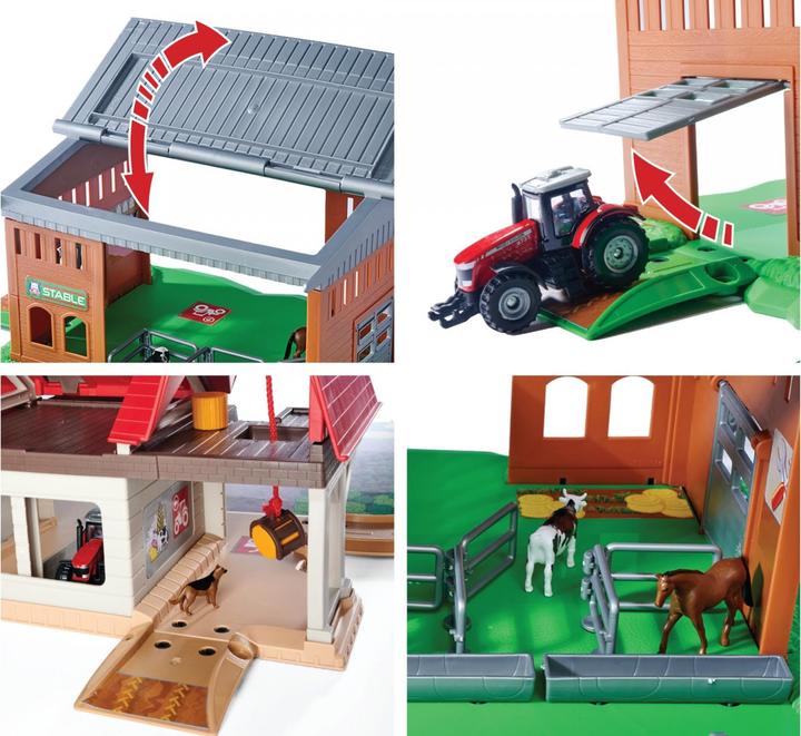 Image du produit Majorette Station de ferme Creatix + 1 véhicule