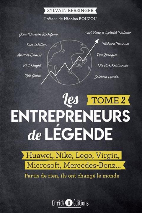 Produktbild Les entrepreneurs de légende : partis de rien, ils ont changé le monde (Französisch, Bersinger Sylvain, 2021)