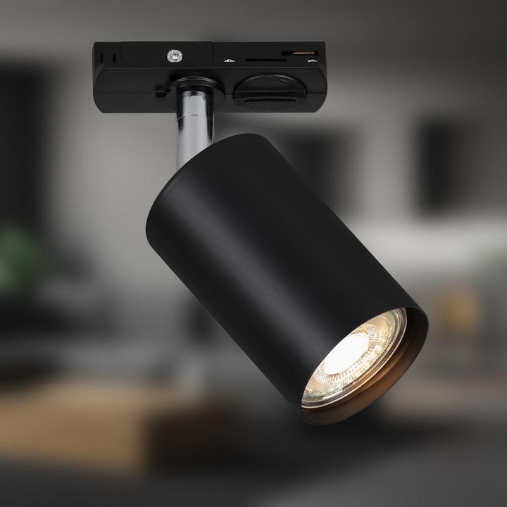 Produktbild Briloner HV-Stromschienensystem - LED Spot, Schwarz, 1xGU10 exkl. Leuchtmittel