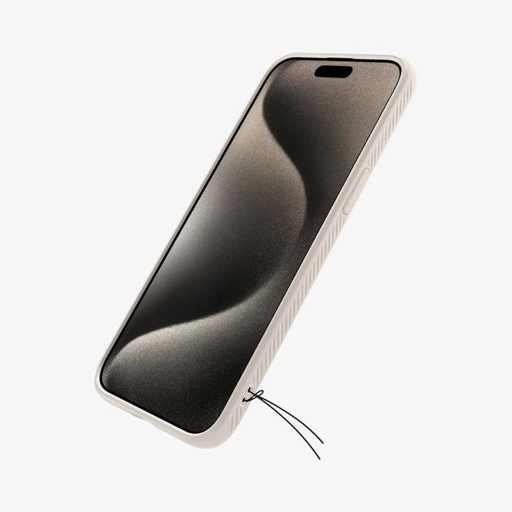 Produktbild Spigen Liquid Air Hülle für iPhone 15 Pro – natürliches Titan (Apple iPhone 15 Pro)