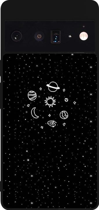 Actual product image PhoneLook Cover Silicone black Space Doodle (Google Pixel 6 Pro)