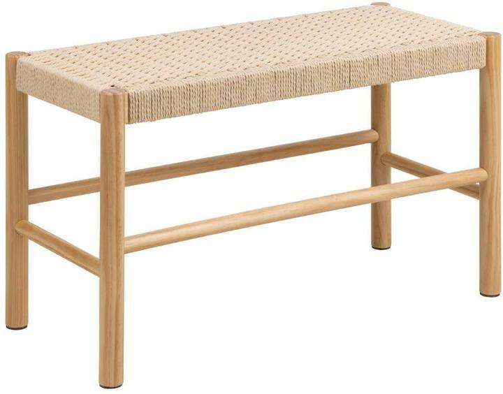 AC Design Alvin Bank cremefarbene Papierbänder, Basis (80 cm)