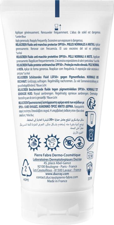 Actual product image Ducray MELASCREEN Anti-Pigment Stain Fluid SPF50+ liq (50 ml, Face fluid, SPF 50+)