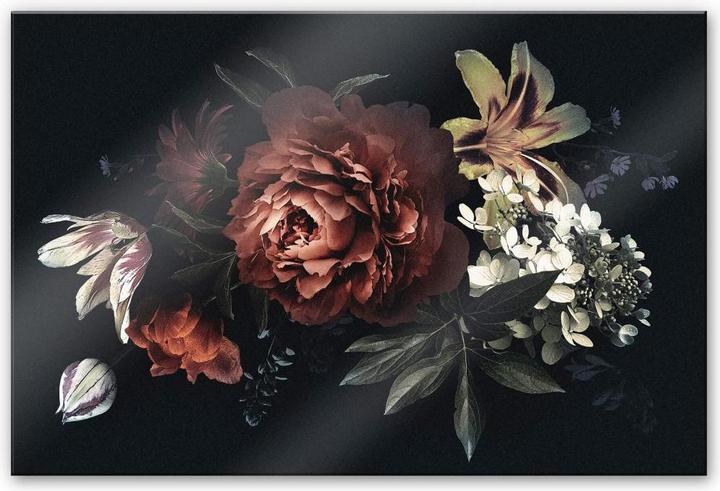 Produktbild Trenddeko Blumenbouquet Rot (150 x 100 cm)