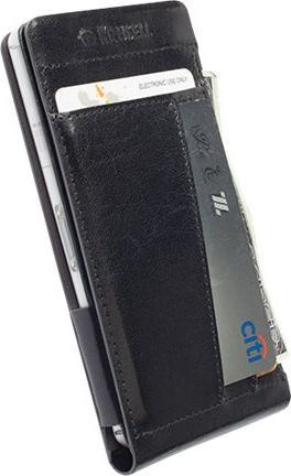 Immagine prodotto Krusell Kalmar WalletCase MfX - Custodia flip per cellulare - in pelle - nera - per Sony XPERIA Z3 (Sony Xperia Z3 Compact)