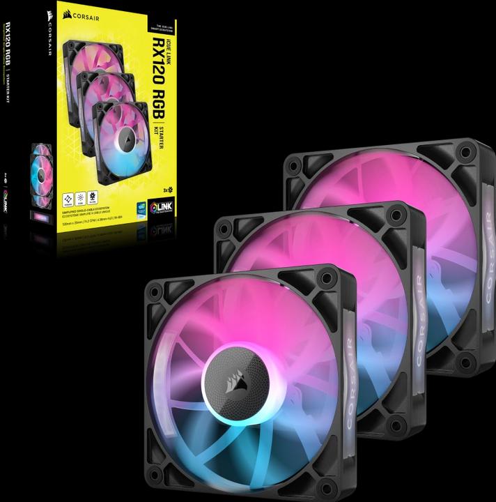 Produktbild Corsair iCUE LINK RX120 RGB (120 mm, 3 x)