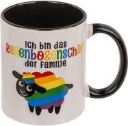 Actual product image Ootb Mug, rainbow sheep, stoneware (325 ml)
