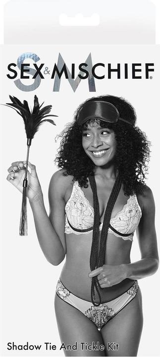 Immagine prodotto Sportsheets Sex & Mischief Shadow Tie and Tickle Kit