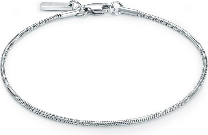 True Rebels Herren Edelstahl Silber - 34256 (19 cm, Edelstahl)