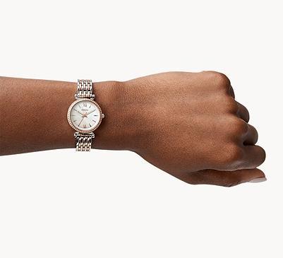 Actual product image Fossil Carlie Mini (Watch with gemstone, 28 mm)
