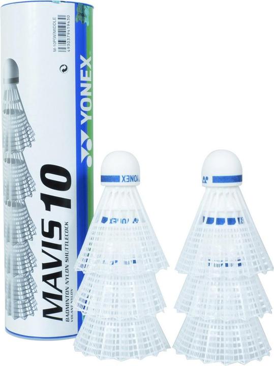 Yonex Volant en plumes Mavis 10 6pcs Nylon